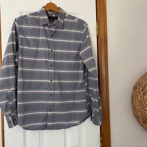 Banana Republic slim fit stripe button down